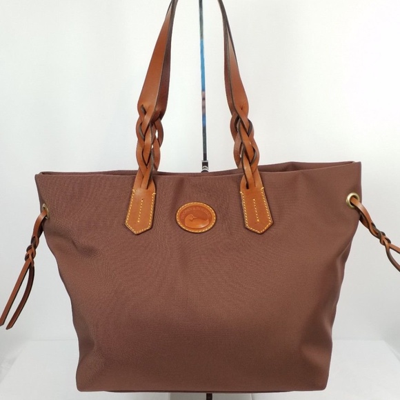 Dooney & Bourke Handbags - SALE!!!! Dooney & Bourke Large Brown Canvas Tote